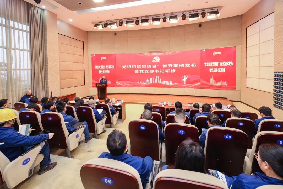 重慶鋼鐵開(kāi)展“黨組織攻堅(jiān)項(xiàng)目”優(yōu)秀案例發(fā)布暨黨支部書(shū)記研修